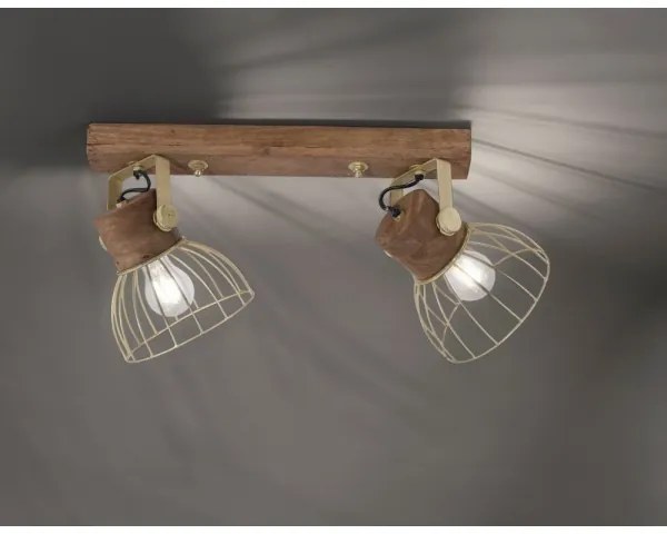 Leuchten Direkt 11487-60 - Spotlámpa ALAMI 2xE27/25W/230V