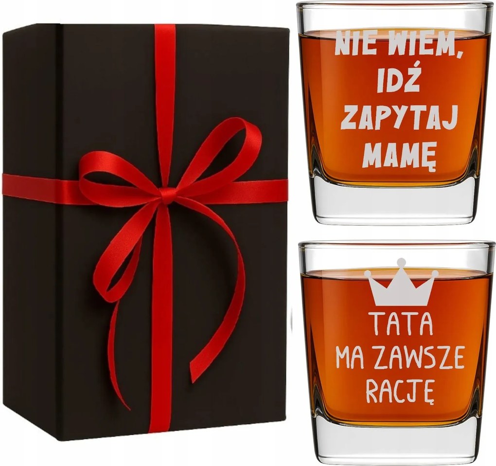 2 db-os whiskys pohár szett gravírozott név logó 250ml Születésnap