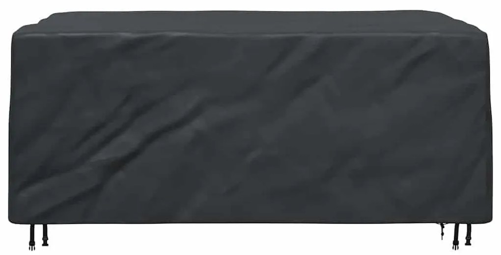 Kültéri bútorhuzat Fekete 230 x 165 x 80 cm 420D