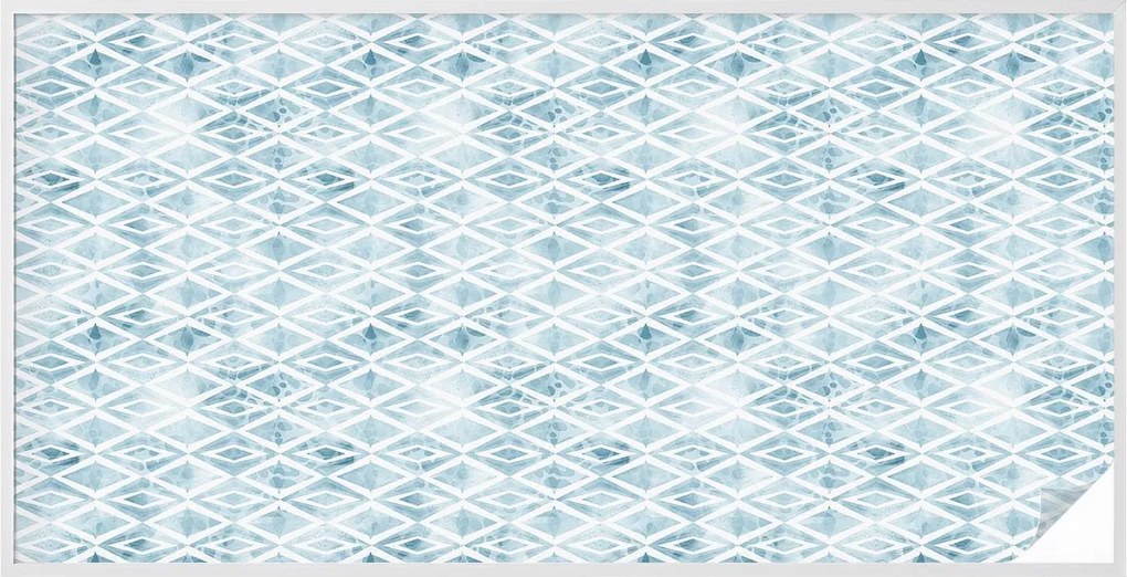 Furnérfólia Adatvédelem Szélvédőkhöz és Ablakokhoz Kék rombuszok 200x100