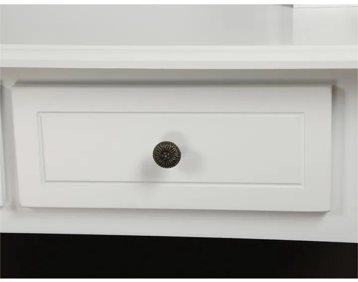 Dekoratív asztal székkel RODES NEW, fehér