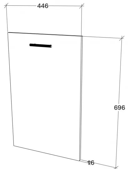 Benita Bronz 45x70x2 cm N