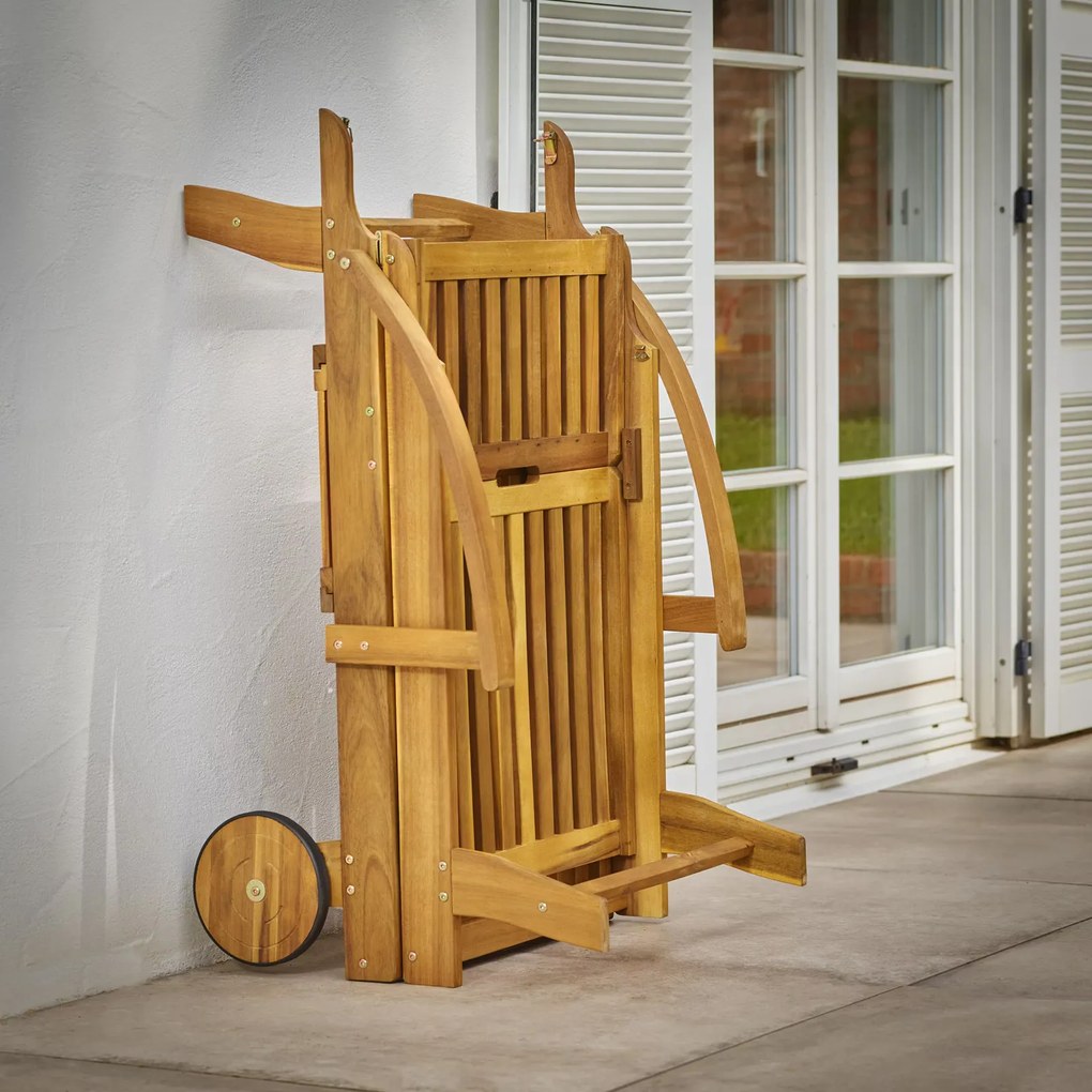 Deuba Tami kerti napozóágy - akác