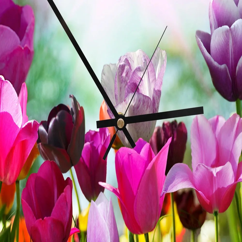 Gario Falióra Színes tulipánok Méret: 60 x 60 cm