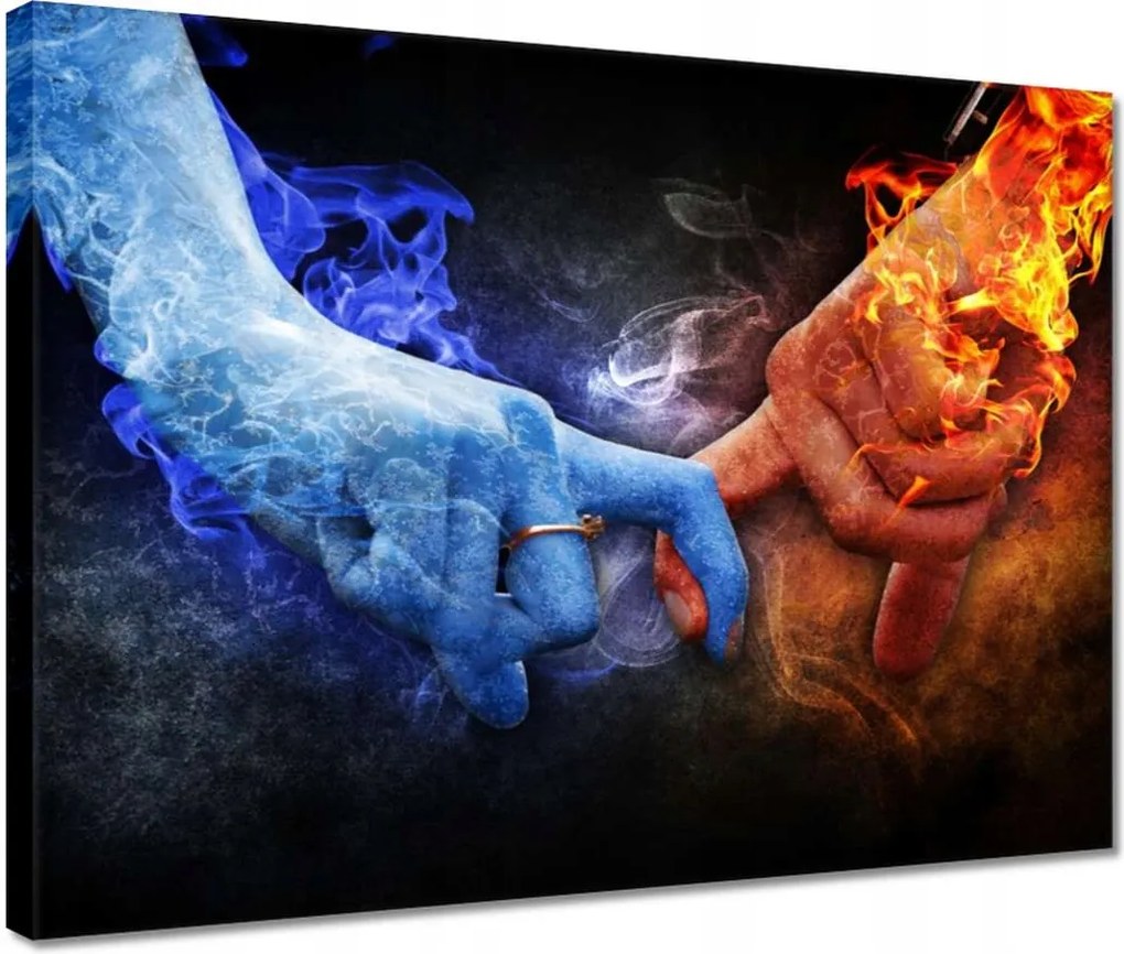 Vászonkép 40x30 Nehéz szerelem