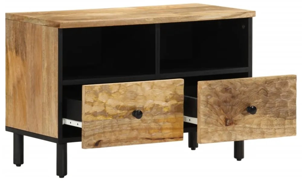 tömör mangófa TV-szekrény 70 x 33 x 46 cm