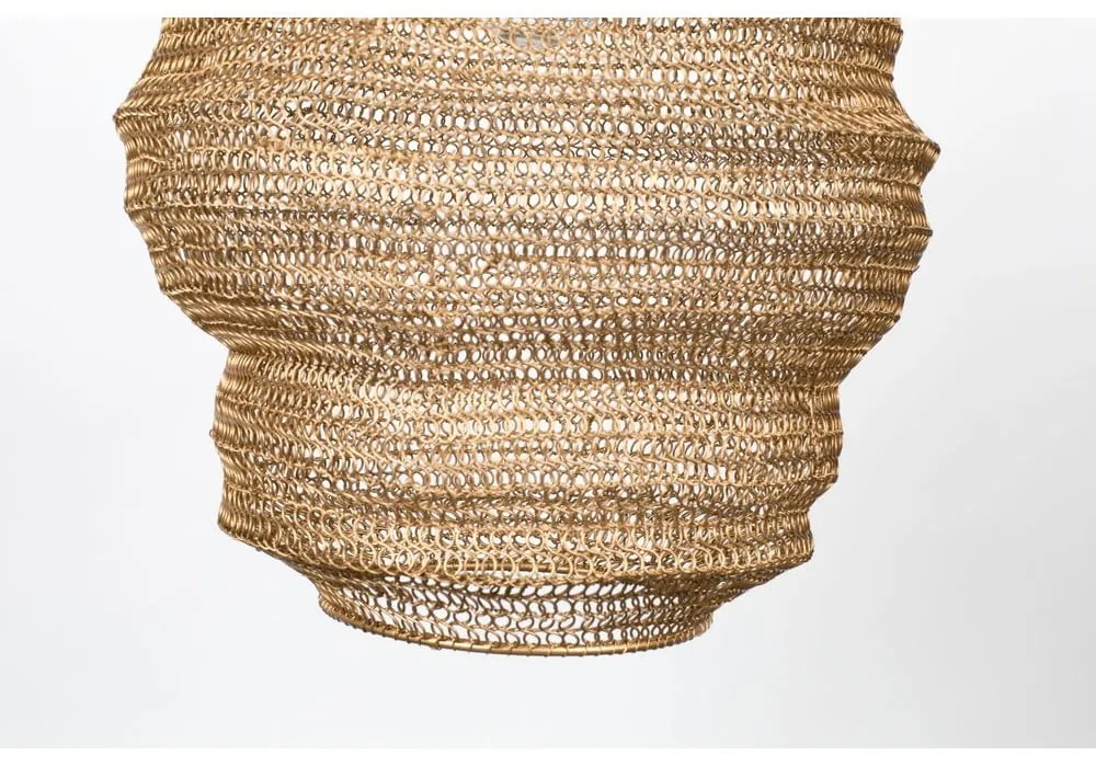 Lena aranyszínű függőlámpa, ø 48 cm - White Label