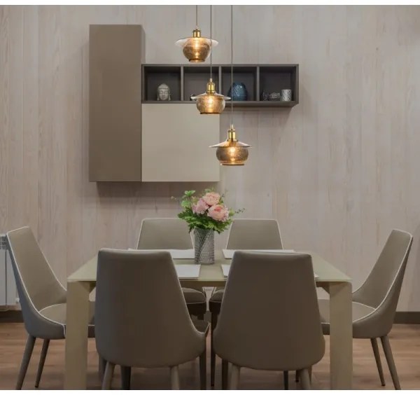 Globo 69030-3H - Mennyezeti függesztékes lámpa 3xE27/60W