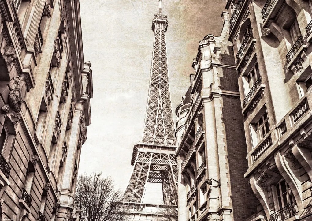 Poszter 42x29,7cm Eiffel-torony, Assaf Frank