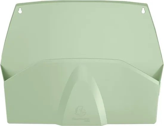 Fali rendszerező, 1 rekeszes, fekvő, 38,2x28,9x7,2 cm, EXACOMPTA Autentik, zsályazöld (EX61180D)