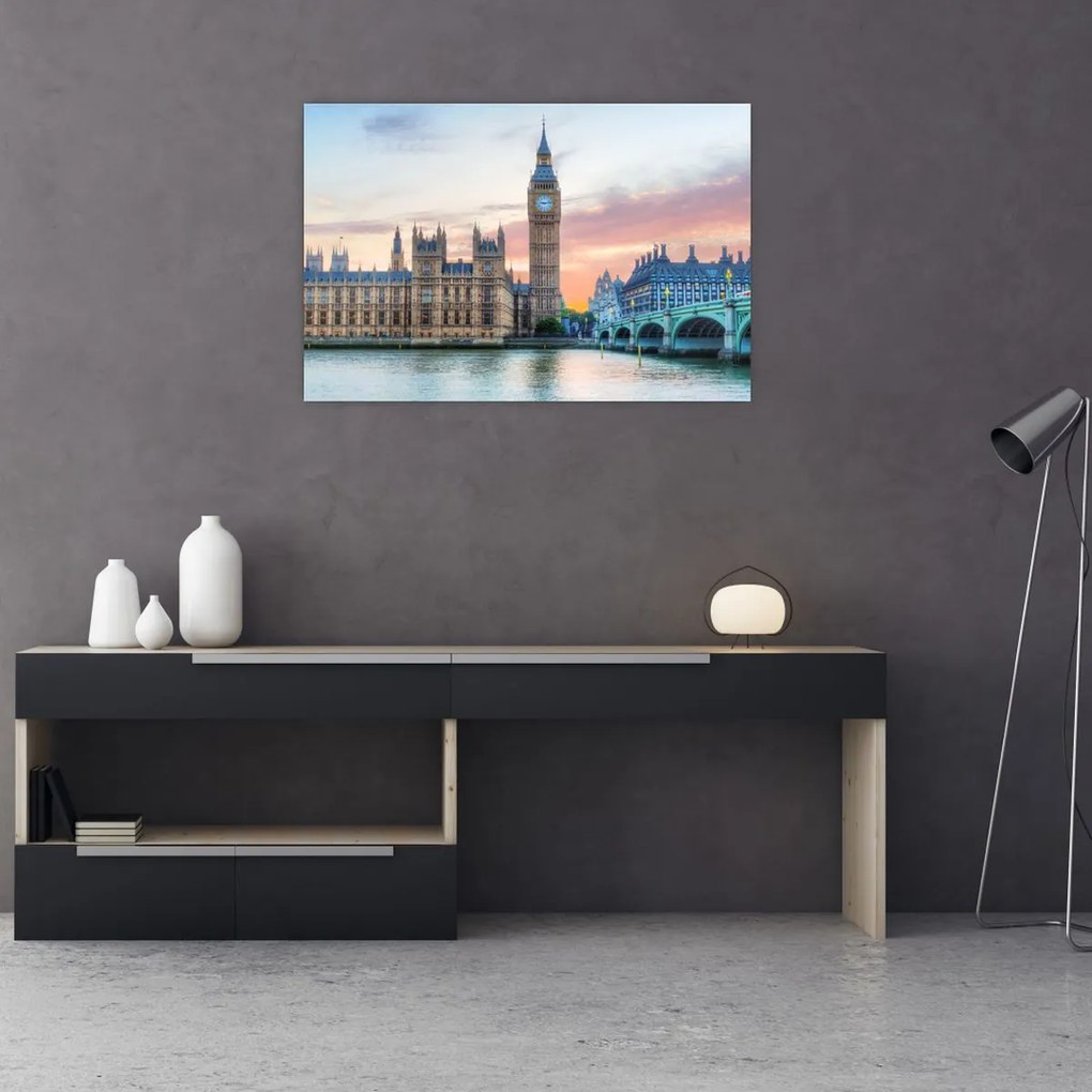 Kép - London pasztell színekben (90x60 cm)