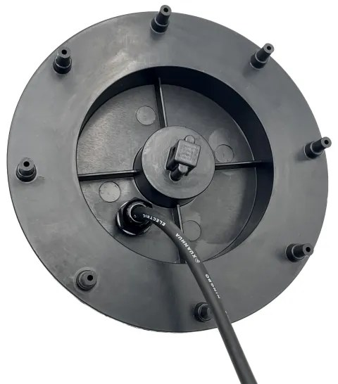 Kültéri dekorációs lámpatest LUMISTONE 1xE27/15W/230V IP65, átmérő 38 cm