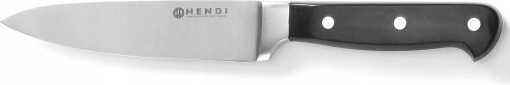 Szakács Kés Kovácsolt Professzionális Gasztronómiai Acél 15CM Hendi