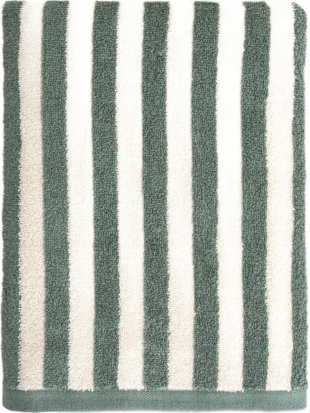 Listra törölköző pisztácia csíkos 70x130 cm Homla
