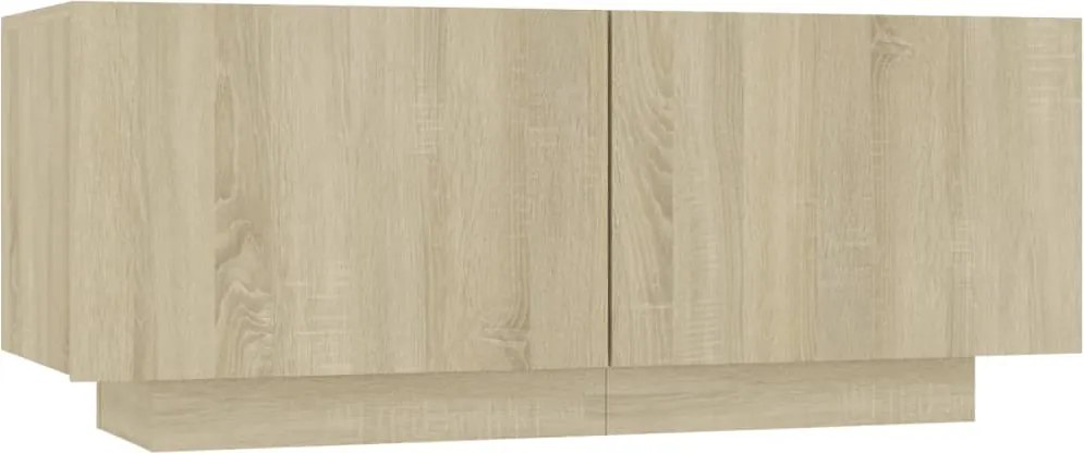 vidaXL sonoma-tölgy színű forgácslap éjjeliszekrény 100 x 35 x 40 cm