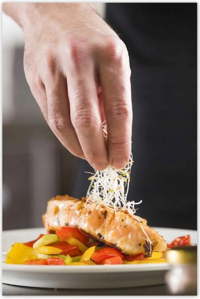 Poszterek 80x120 Séf főétel