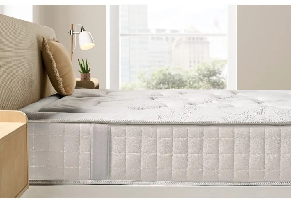 Kemény-közepes keménységű hab matrac 200x200 cm Tempus Premier – Moonia