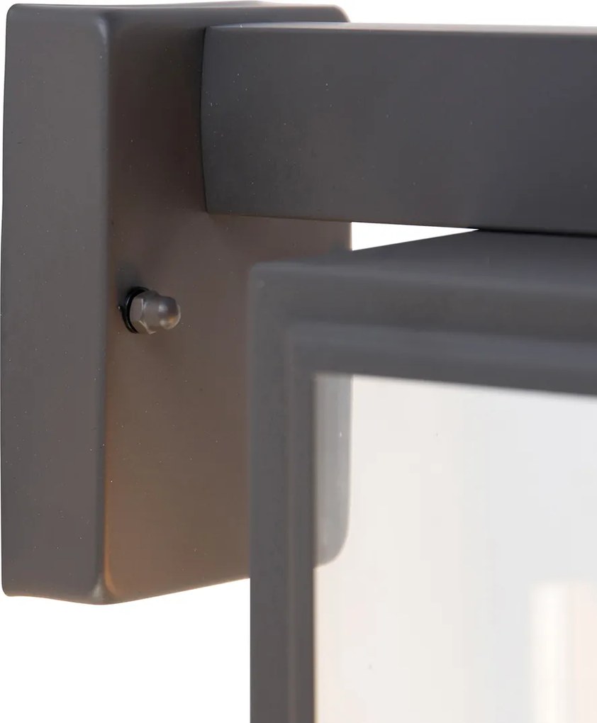 Okos kültéri fali lámpa szürke, WiFi-vel, G95 izzóval - Sutton down