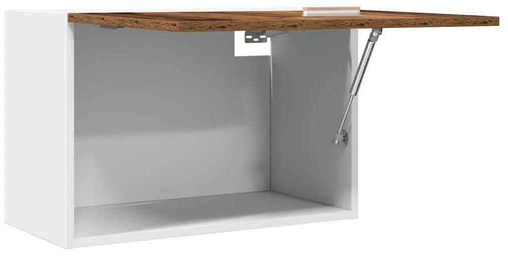 “Lyon” antik fa színű szerelt fa függőszekrény 60 x 31 x 40 cm