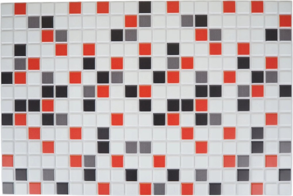 Fali Mozaik Pvc Panel Dekoratív Színes 48x96 cm