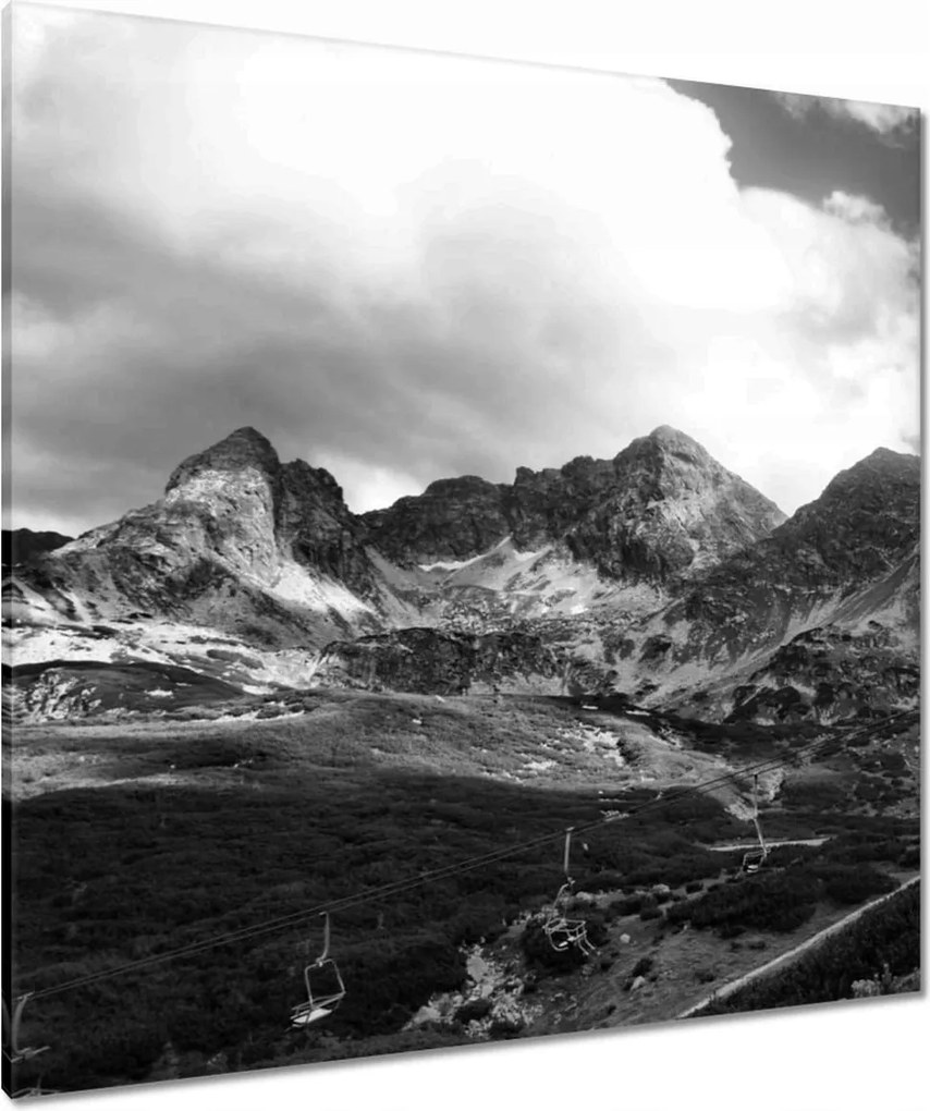 Vászonkép 90x90 Tátra Lengyel hegyek Kilátás