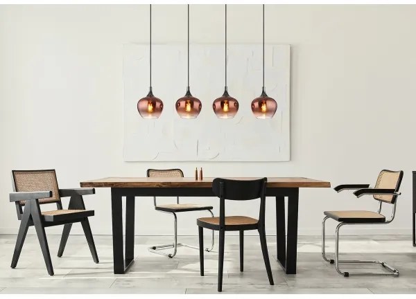 Globo 15548-4HG - Csillár zsinóron MAXY 4xE27/40W/230V réz