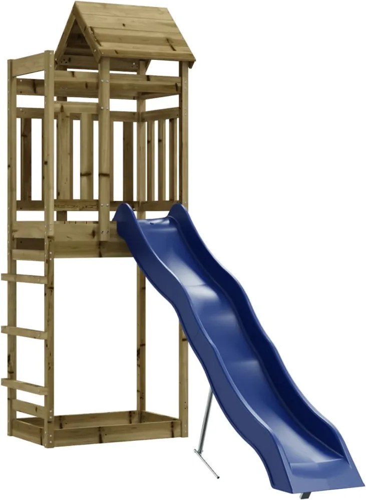 vidaXL impregnált fenyőfa kültéri játszószett