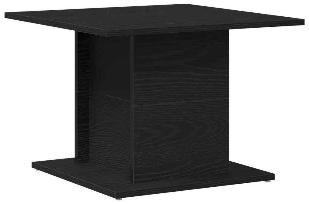 Dohányzóasztal Fekete tölgy 55,5x55,5x40 cm Szerelt fa