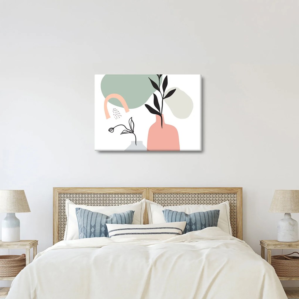 Kép - Virágok vázában N⁰3 (70x50 cm)