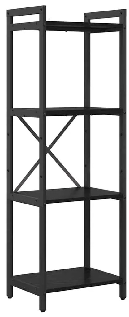 Könyvszekrény Musta tammi 40 x 30 x 118 cm Faanyag