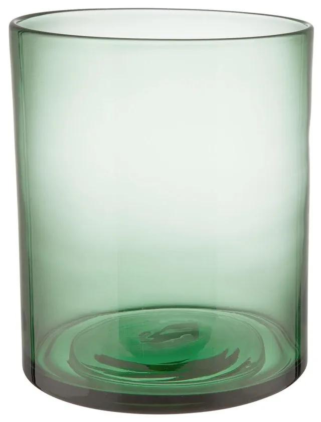NORA váza/mécsestartó, zöld 23cm