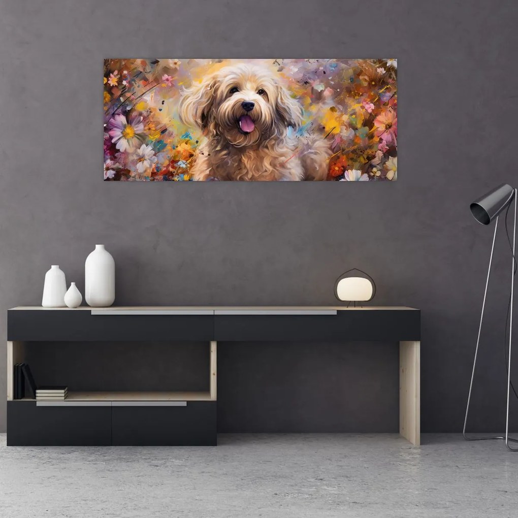 Kép - Happy Dog II. (120x50 cm)