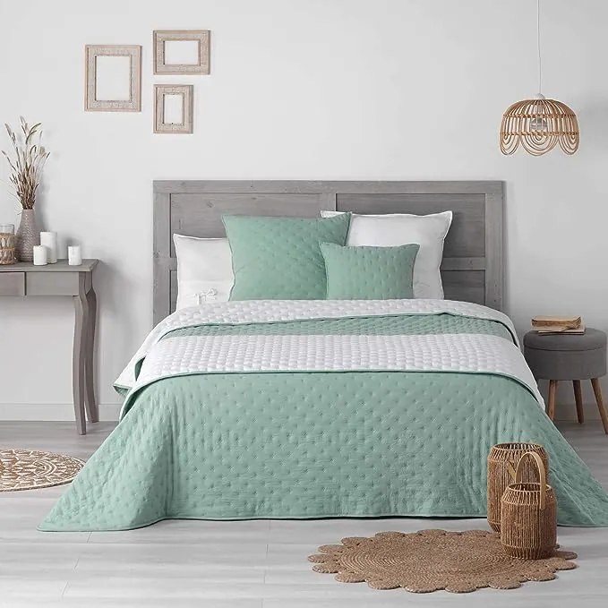 Mikroszálas ágytakaró 220x240cm menta