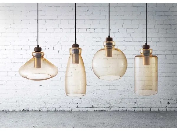 Csillár zsinóron VETRO 1xE27/60W/230V