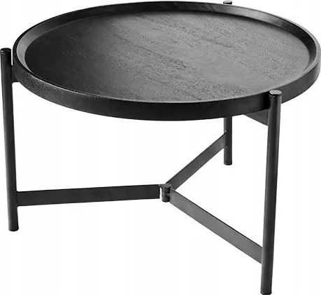 Muubs Nevada Kerek Dohányzóasztal Fekete