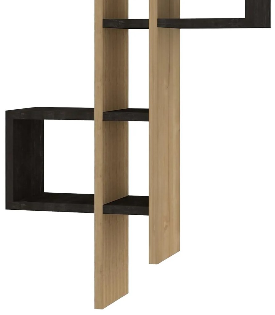 Fali polc Emse - Sapphire Oak, Anthracite