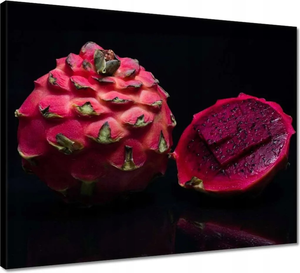 Vászonkép 50x40 Sárkány rózsaszín Pitaja gyümölcs