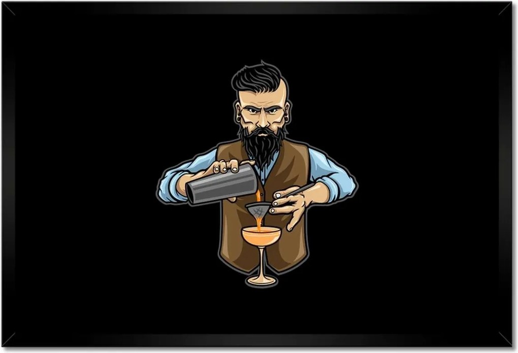 Poszterek keretben 60x40 Csapos italkészítő