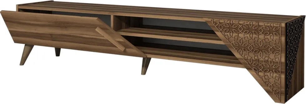 Beril TV-állvány, dió, 180 cm – TR845HCT5499