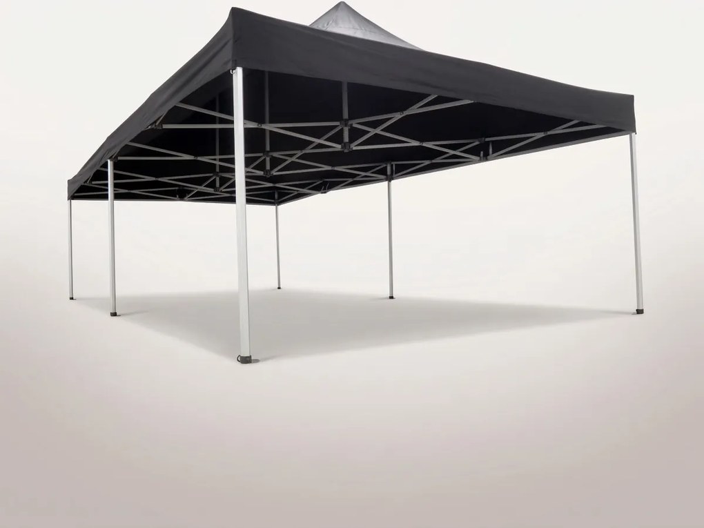 Party sátor 8 × 4 m PROFI HEXA, Fekete