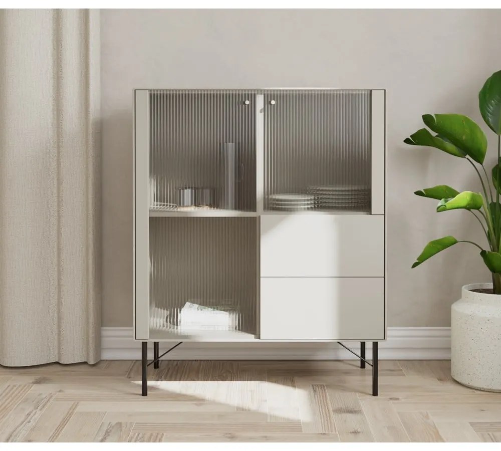 Világosszürke tálalószekrény 91x111 cm Edge by Hammel – Hammel Furniture