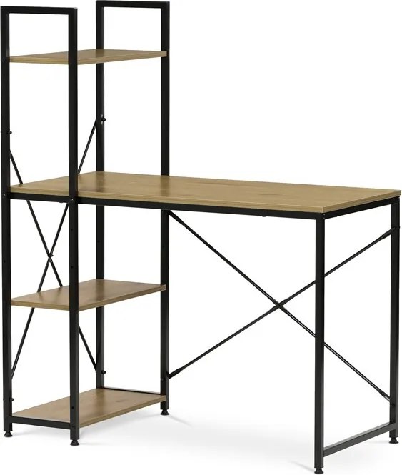 Íróasztal 100x48 cm, MDF, tölgy, GD-512 OAK