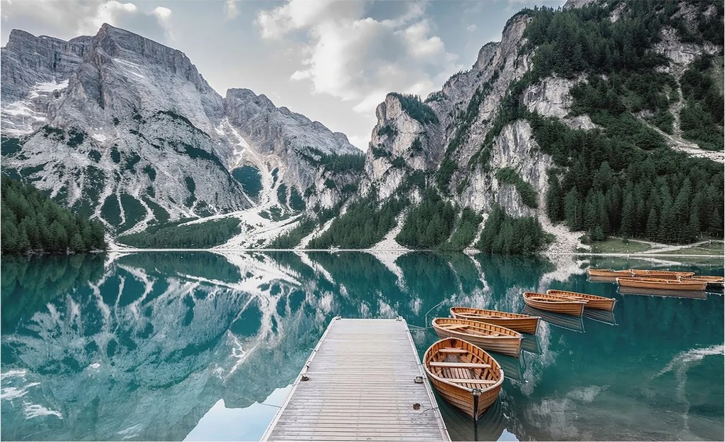 Dekoratív fotótapéta falra Könnyű összeszerelés Hegyi panoráma 416x254 Ragasztó