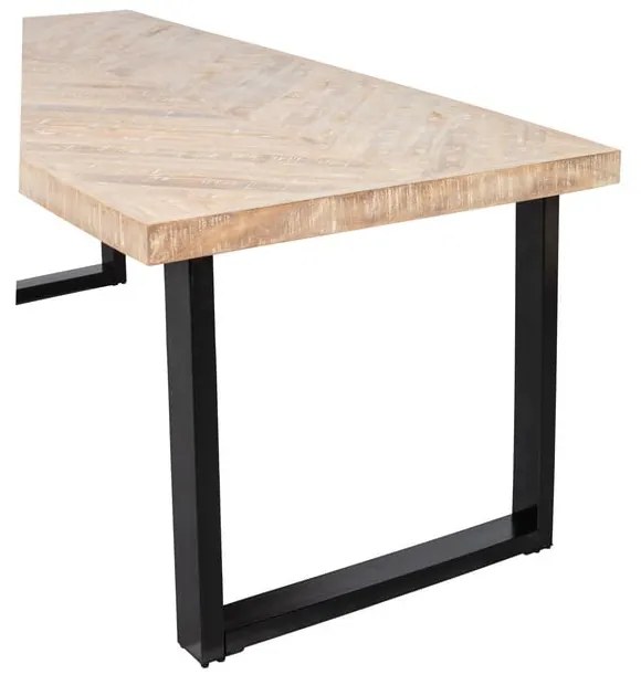 Tablo étkezőasztal mangó asztallappal, 180 x 90 cm - WOOOD