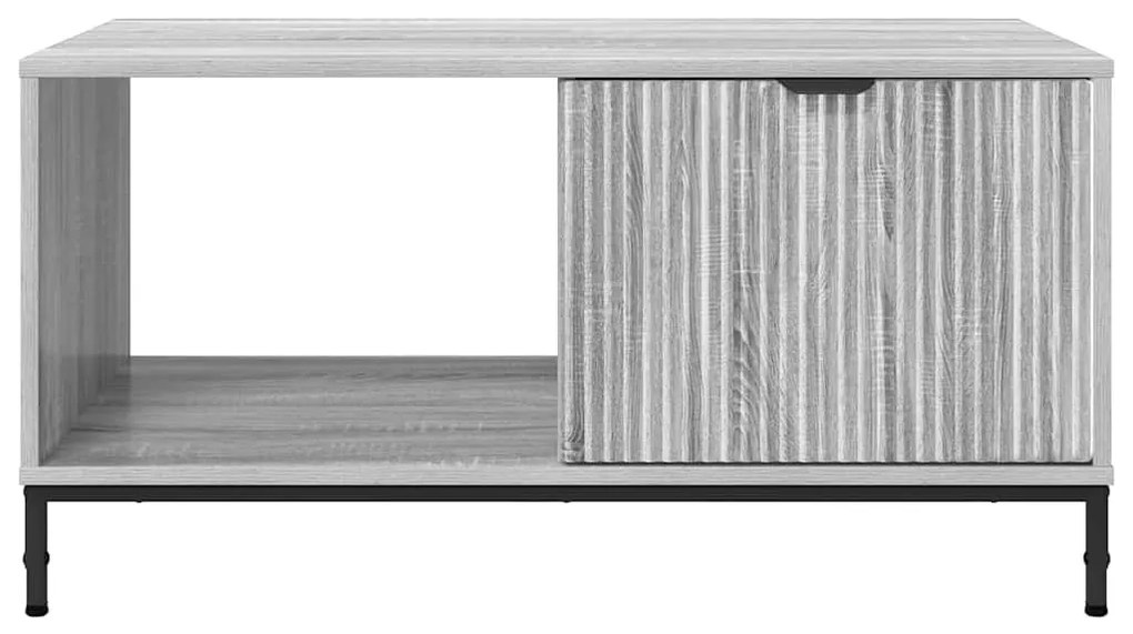 Dohányzóasztal Szürke sonoma 90 x 49 x 46 cm Faanyag