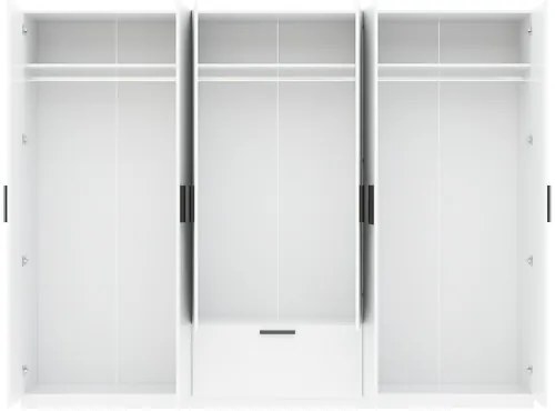 LITA Óriásgardrób 270 cm. Fehér Színben.