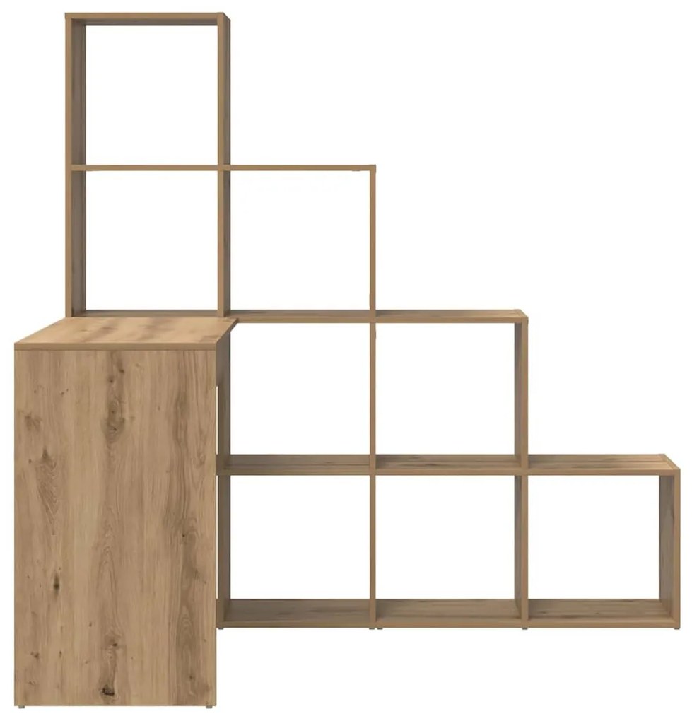 Sarokíróasztal kézműves tölgy 101,5 x 149,5 x 149,5 cm Faanyag