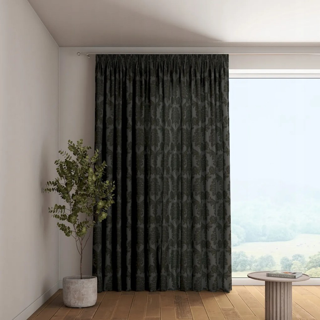 Dekoria Függöny ráncoló szalaggal 1 db 130x245cm szürke árnyalatok