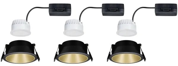 Paulmann 93404 - KÉSZLET 3xLED/6,5W IP44 Dimmelhető fürdőszobai lámpa COLE 230V