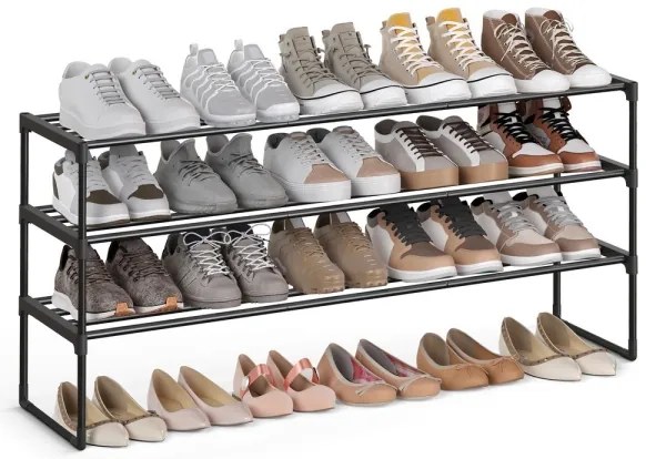 Cipőtároló ALVORO fekete